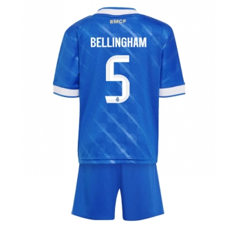 Billige Fotballdrakt Real Madrid Jude Bellingham #5 Replika Tredjedraktsett Barn 2025-26 Kortermet (med bukser)